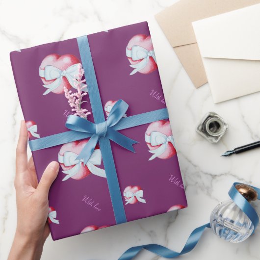 roodharten verbonden met roemenië cadeaupapier (Geschenken)