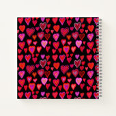 Roodhartig ontwerp notitieboek (Achterkant)