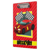 Roodhartritmeur; rode doorsnede klembord (Links)