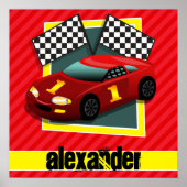 Roodhartritmeur; rode doorsnede poster (Voorkant)