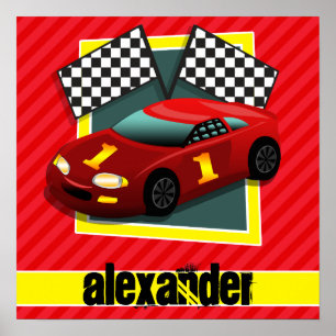 Roodhartritmeur; rode doorsnede poster