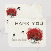 Roodhartsriet Bedankkaart (Voorkant / Achterkant)