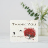 Roodhartsriet Bedankkaart (Staand voorkant)