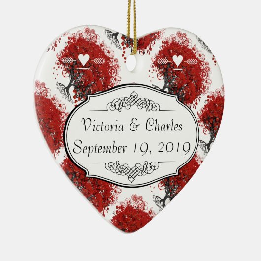 Roodhartsriet Keramisch Ornament (Rechts)