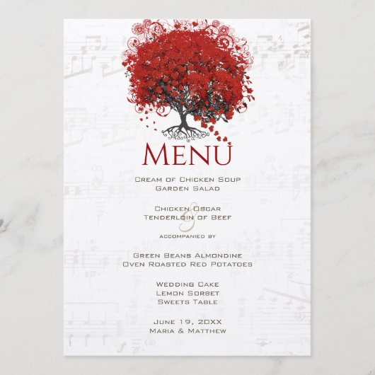 Roodhartsriet Menu (Voorkant)