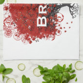 Roodhartsriet Theedoek (Gevouwen)