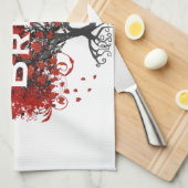 Roodhartsriet Theedoek (Quarter Fold)