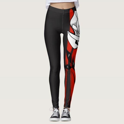 roodheid leggings (Voorkant)
