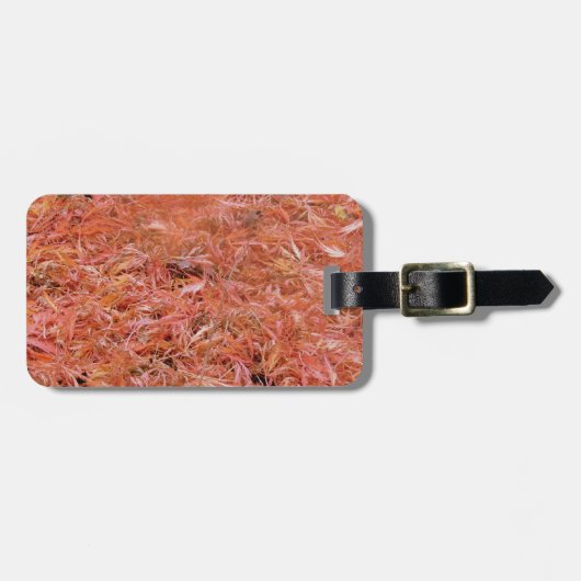 Roodherfst lekt bagagelabel (Voorkant horizontaal)
