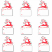 Roodhertencadeaus labels (Voorkant)