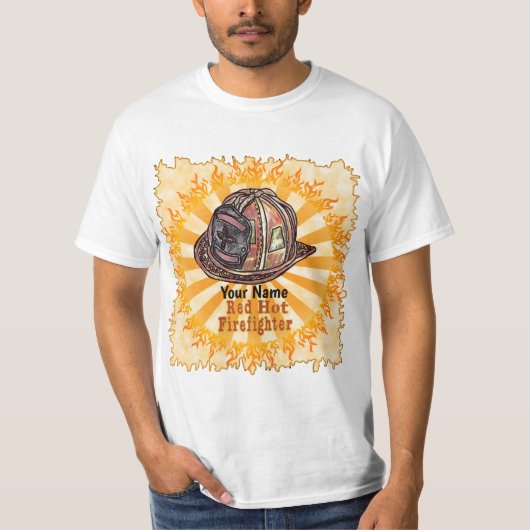 Roodhete Brandweer T-Shirt (Voorkant)
