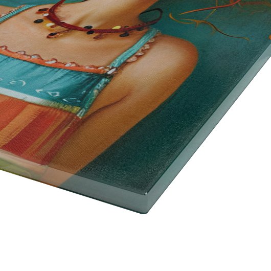 roodhoofdreacties snijplank (Hoek)