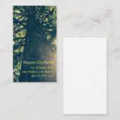 Roodhout met Visitekaartjes van zonnebalken (Voorkant / Achterkant)