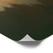 Roodhoutbomen in de kustmist van Marin County. Poster (Hoek)