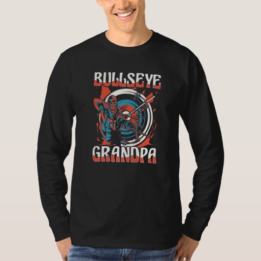 Roodkap Grootvader  Boogschutter Boog Pijlen Boogs T-shirt (Voorkant)