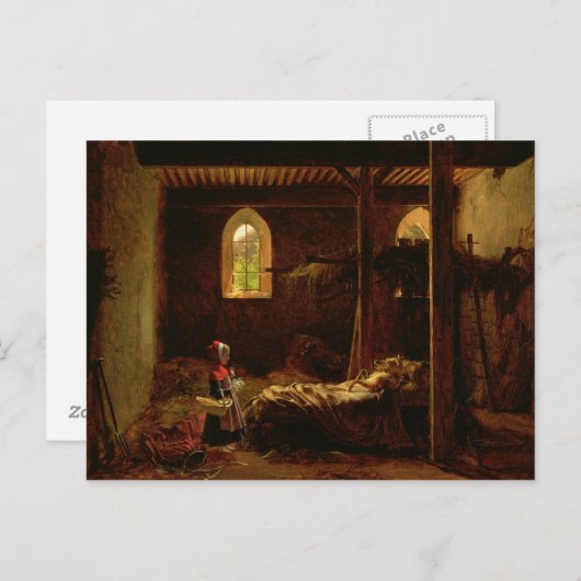 Roodkapje, ca.1820 briefkaart (Voorkant / Achterkant)