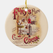 Roodkapje Cocoa Keramisch Ornament (Achterkant)