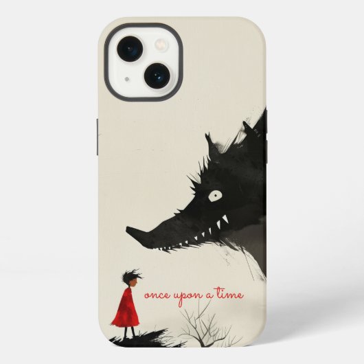 Roodkapje & de Boze Wolf iPhone Hoesje (Achterkant)
