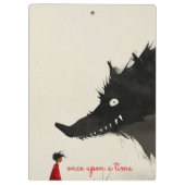 Roodkapje & de boze wolf klembord (Achterkant)