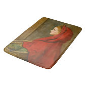 Roodkapje (door John Everett Millais) Badmat (Gekanteld)