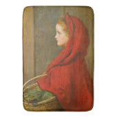 Roodkapje (door John Everett Millais) Badmat (Voorkant Verticaal)