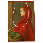 Roodkapje (door John Everett Millais) Medium Cadeauzakje (Voorkant)