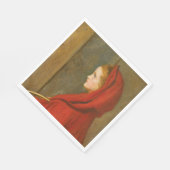 Roodkapje (door John Everett Millais) Servet (Hoek)