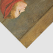 Roodkapje (door John Everett Millais) Tissuepapier (Detail)