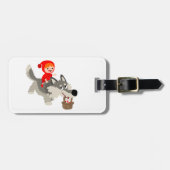 Roodkapje en het Bagagelabel van de wolf (Voorkant horizontaal)