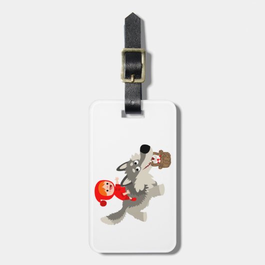 Roodkapje en het Bagagelabel van de wolf (Voorkant verticaal)