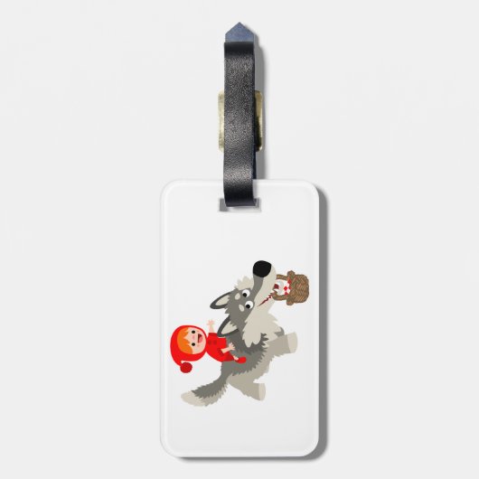 Roodkapje en het Bagagelabel van de wolf (Achterkant verticaal)