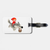 Roodkapje en het Bagagelabel van de wolf (Achterkant horizontaal)