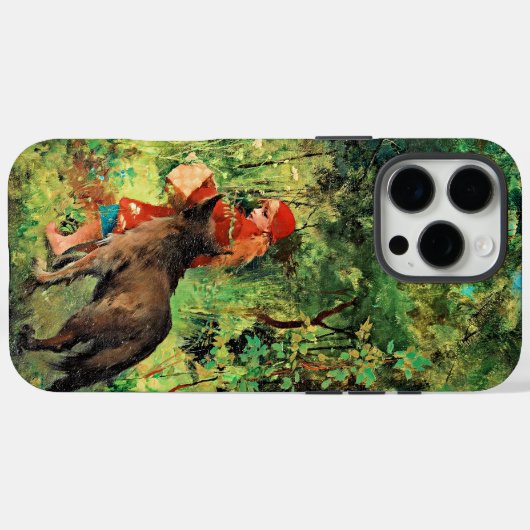 Roodkapje, fijne kunst, Case-Mate iPhone case (Achterkant (horizontaal))