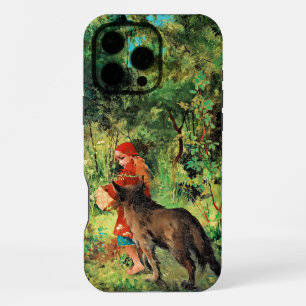 Roodkapje, fijne kunst, iPhone 16 pro max hoesje