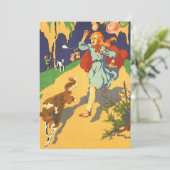 Roodkapje, Hond en Ballonnen Kaart (Staand voorkant)