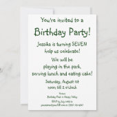 Roodkapje, Hond en Ballonnen Kaart (Achterkant)