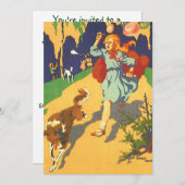 Roodkapje, Hond en Ballonnen Kaart (Voorkant / Achterkant)