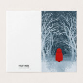 Roodkapje Kaart (Buitenkant ongevouwen)