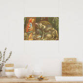 Roodkapje, Klassiek Sprookje Poster (Keuken)