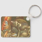 Roodkapje, Klassiek Sprookje Sleutelhanger (Voorkant)