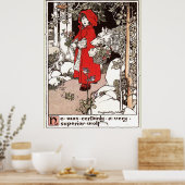Roodkapje Margaret Ely Webb Poster (Keuken)