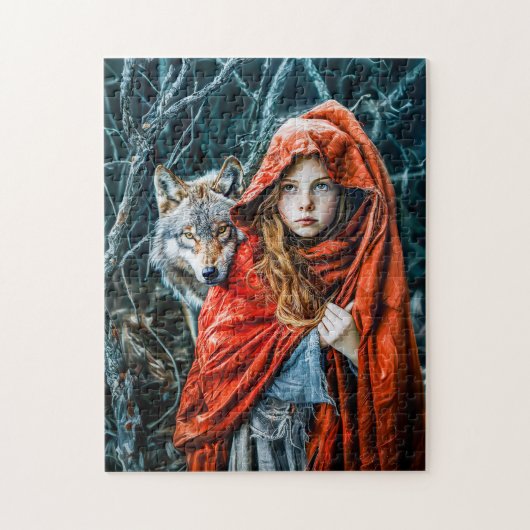 Roodkapje met de Wolf Legpuzzel (Verticaal)