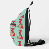 Roodkapje met wolf in mand sling bag (Rechts)