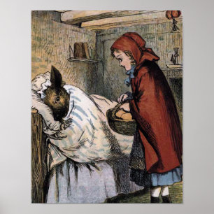 Roodkapje misleiden poster