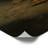 Roodkapje ontmoet wolf in bos poster (Hoek)