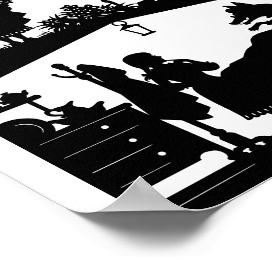 Roodkapje Poster (Hoek)