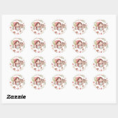 Roodkapje Schattig Whimsical Ronde Sticker (Vel)