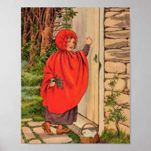 Roodkapje Vintage Poster