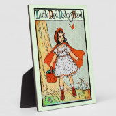 Roodkapje Vintage Schattig Fotoplaat (Zijkant)