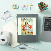 Roodkapje Vintage Schattig Sticker (iPad Cover)